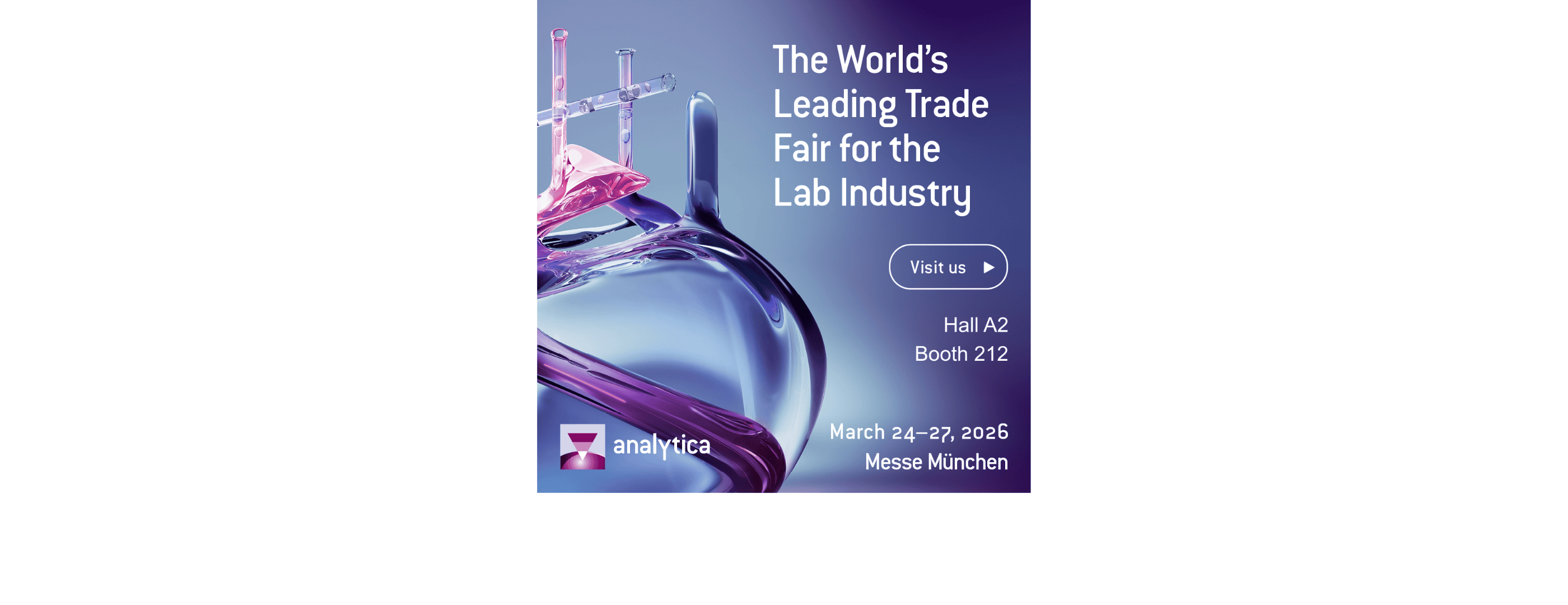 Thumbnail for Blog Post "IVA Analysentechnik auf der analytica 2026"